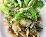 รูปขั้นตอนการทำที่ 3 ของ ยำหอยแมลงภู่หมูสามชั้นสไลด์คีโต