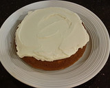 A picture of step 11 of Salted Caramel Apple Layer Cake with Cinnamon Marscapone Cream Frosting.