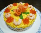 A picture of step 11 of Sushi Cake For Hinamatsuri (Girl's Day Festival).