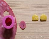 A picture of step 10 of Hinamatsuri Charaben Rilakkuma Hina Dolls.