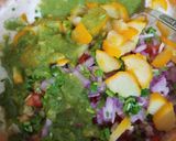 A picture of step 6 of Mango Chutney Chaat.