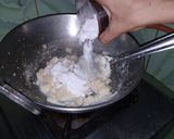 A picture of step 3 of Milky coconut Modak.