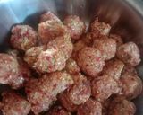 A picture of step 3 of Dry Manchurian.