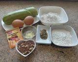 Фото кроку 1 до Кабачковий хліб (без дріжджів)🍞.