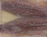 A picture of step 4 of Saba Sushi (Cured and Pressed Mackerel Sushi).