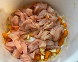 🇭🇺 🍗 Tárkonyos csirkeragu leves recept fázis 1 fotója