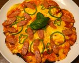 A picture of step 8 of Quick and Budget-Friendly Pizza with Gyoza Skin.