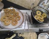 A picture of step 3 of Murukku / Chakli.