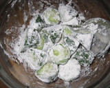 A picture of step 2 of Stir Fried Shiitake Mushrooms and Cucumber With Butter Soy Sauce.