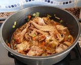 Foto del paso 9 de la receta: Conejo en salsa de chocolate con champiñones 🔥🔥🔥🔥