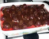 A picture of step 13 of Chocolate Cherry Jelly Sponge-Pud.