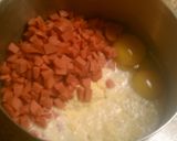 A picture of step 2 of Mini Corndog Bites.