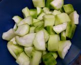 দুধ ঝিঙে(Ridge gourd curry with milk recipe in Bengali) রেসিপির ধাপ 1 ছবি