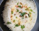 A picture of step 4 of Hyderabadi Veg Dum Biryani.