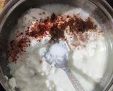 A picture of step 2 of Sprouts Moong Raita.