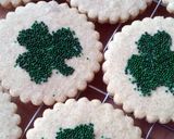 A picture of step 11 of Vickys St Patricks Day Shamrock Cookies, Gluten, Dairy, Egg & Soy-Free.