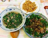 Hình bước làm 4 của món Canh rau mầm củ cải đỏ thịt bò