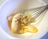 A picture of step 1 of Easy Chocolate Banana Muffins with Pancake Mix (no extra butter or sugar).