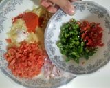 A picture of step 4 of Vegetable Kofta with chapati.