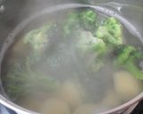A picture of step 5 of My Peppery Veg Shepherds Pie, with Mash Potato and Broccoli Top 😀.
