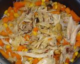 A picture of step 4 of Butter Soy Sauce Pilaf with Roast Chicken and Shimeji Mushrooms.