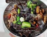 Foto langkah ke 6 dari resep Bekel tanpa nasi (Daging jamur Teriaki).