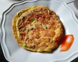 Foto langkah ke 3 dari resep Telur dadar keju.