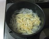 A picture of step 5 of Miso Soup with Sweet Onion and Aburaage.