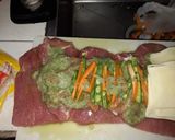 Foto del paso 1 de la receta: Lomo de cerdo relleno de tocineta queso y jamón