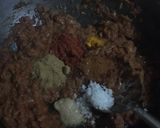 A picture of step 3 of Veg kolhapuri.