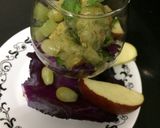 A picture of step 4 of Apple muskmelon salad.