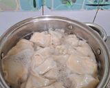 Foto langkah ke 3 dari resep Pangsit Kuah Homemade (Chicken Wonton Soup).