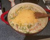 A picture of step 4 of Leftover turkey Pot Pie.