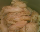 A picture of step 1 of Pineapple Orange Chicken.