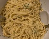 A picture of step 6 of Spaghetti with Lemon Pesto.