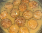 Foto del paso 3 de la receta: Albóndigas de Pollo y Atún en salsa a la pimienta