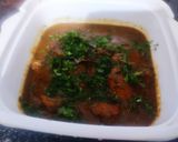 A picture of step 12 of Fish curry.