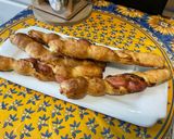 Une image de l'étape 6 de Feuilletés épicés aux minis saucisses, origan, moutarde fine et parmesan.
