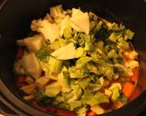 Foto del paso 4 de la receta: Martes, con sopa de miércoles, primaveral y soleado