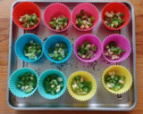Foto del paso 2 de la receta: Muffins de huevo vegetarianos saludables