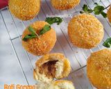 Foto langkah ke 7 dari resep Roti Goreng isi Abon (Tanpa Ulen hasil empuk).