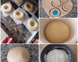 Foto del paso 1 de la receta Donuts clásicos rellenos de crema y cobertura de chocolate