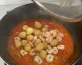 Foto langkah ke 7 dari resep Sambalado Udang Puyuh Pete.