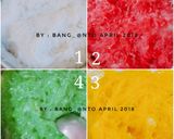Foto langkah ke 3 dari resep Putu Mayang Bihun Jagung Rainbow (Versi Santan).
