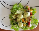 Foto del paso 5 de la receta: Ensalada mixta con tostones de papa