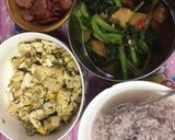 รูปขั้นตอนการทำที่ 3 ของ หำช่อย(ผักกาดดอง)ผัดไข่
