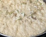 A picture of step 5 of Courgette spaghetti in cream sauce - gluten free, spiralized veg.