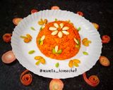 A picture of step 6 of Carrot Halwa.
