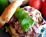 Foto del paso 5 de la receta: Hamburguesa con frijoles refritos