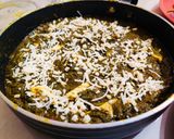 A picture of step 6 of Palak Paneer.